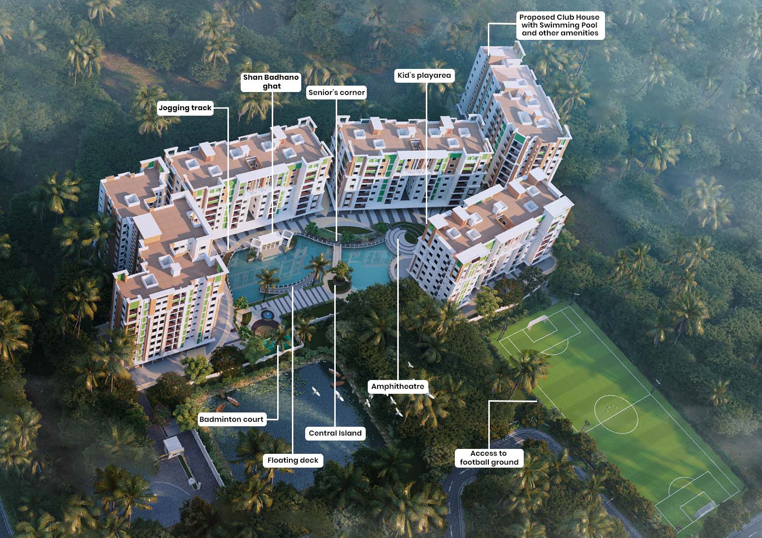Singhaduar bird's eye view